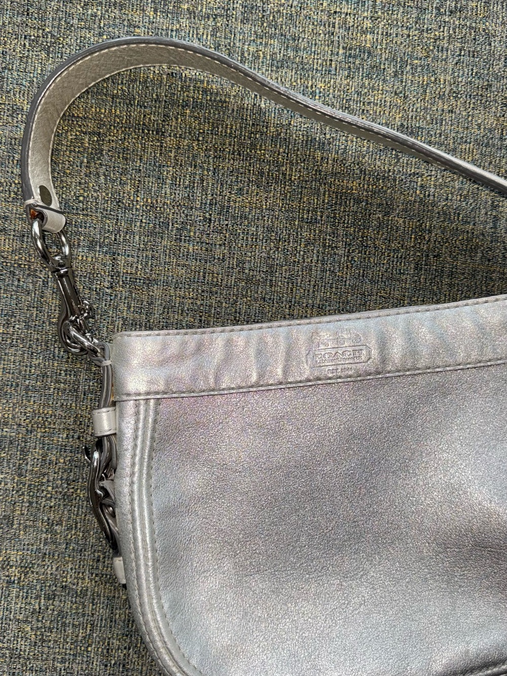 RARE: Coach Silver Purse